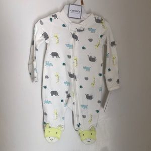 Carter’s newborn lightweight footed sleeper